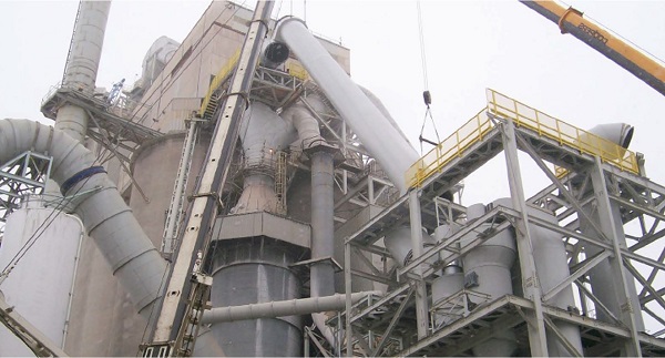 St Lawrence Cement, Canada, Dust Extraction System maintenance